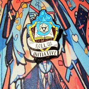 Women’s Accessories Unique Fun Roll for Initiative Enamel Pin Brooch